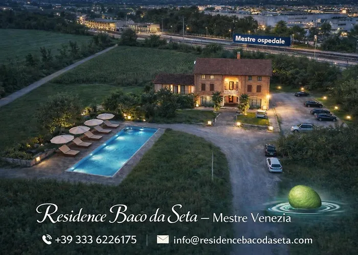 Ξενοδοχείο με διαμερίσματα Baco Da Seta Con Piscina - Venezia 4*